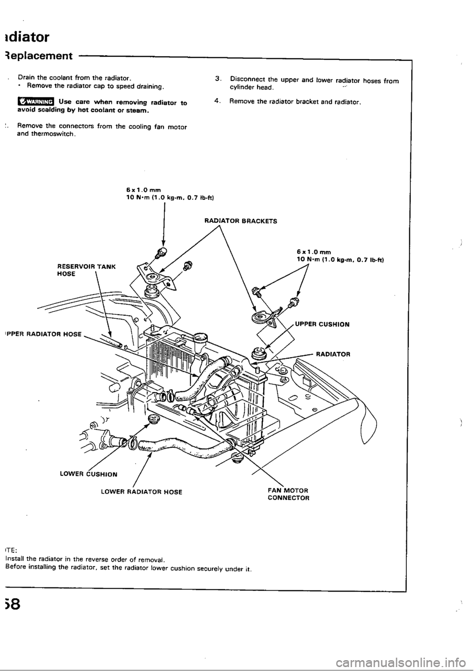 HONDA CIVIC 1989 4.G Workshop Manual HONDA CIVIC 1989 4.G Workshop Manual
