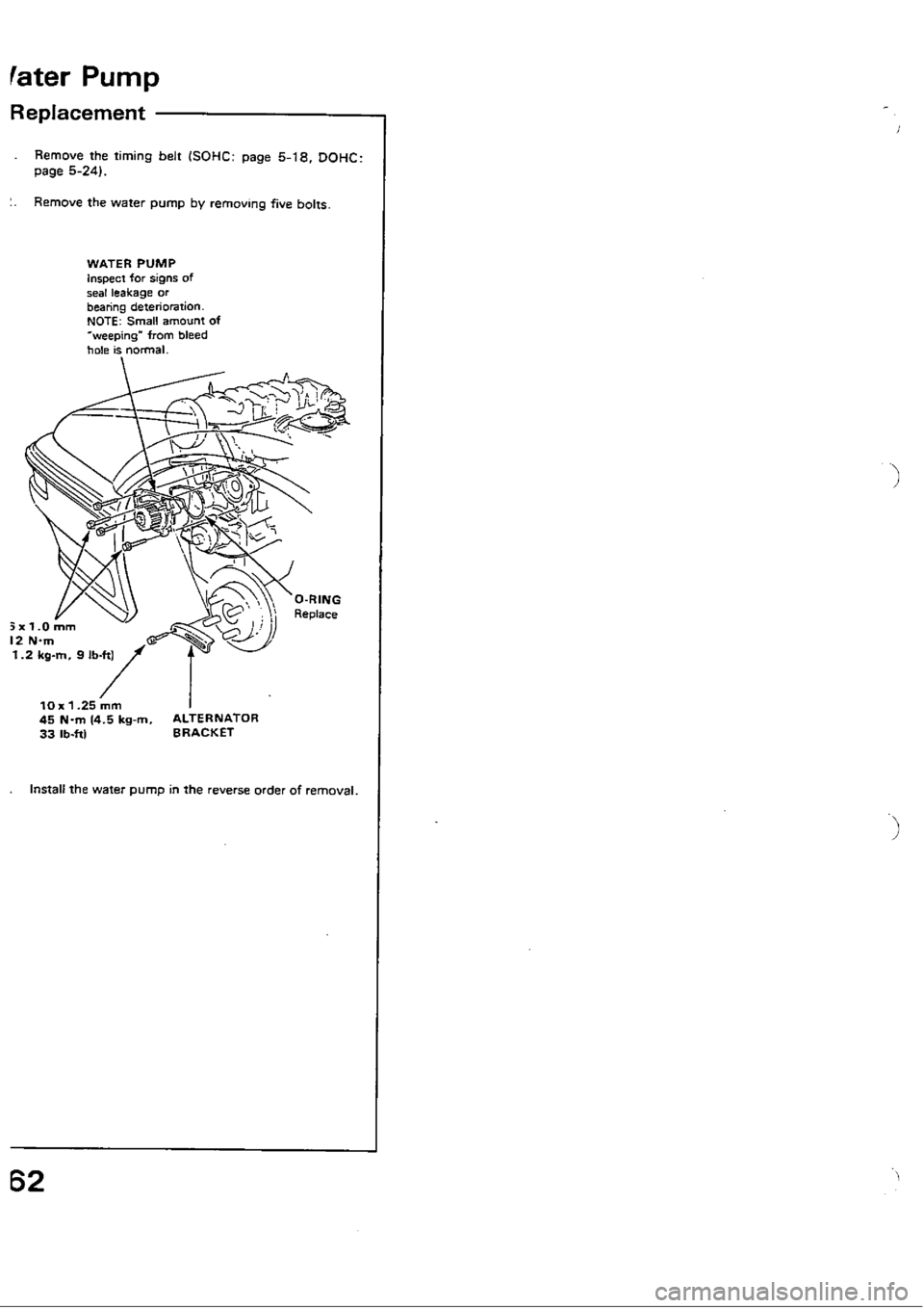 HONDA CIVIC 1989 4.G Workshop Manual HONDA CIVIC 1989 4.G Workshop Manual