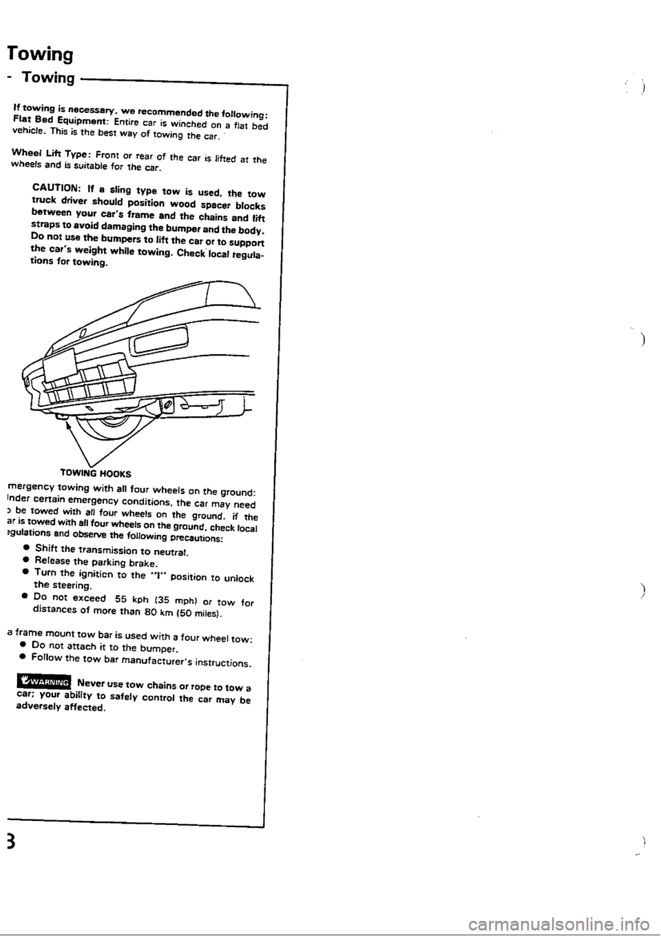 HONDA CIVIC 1988 4.G User Guide 