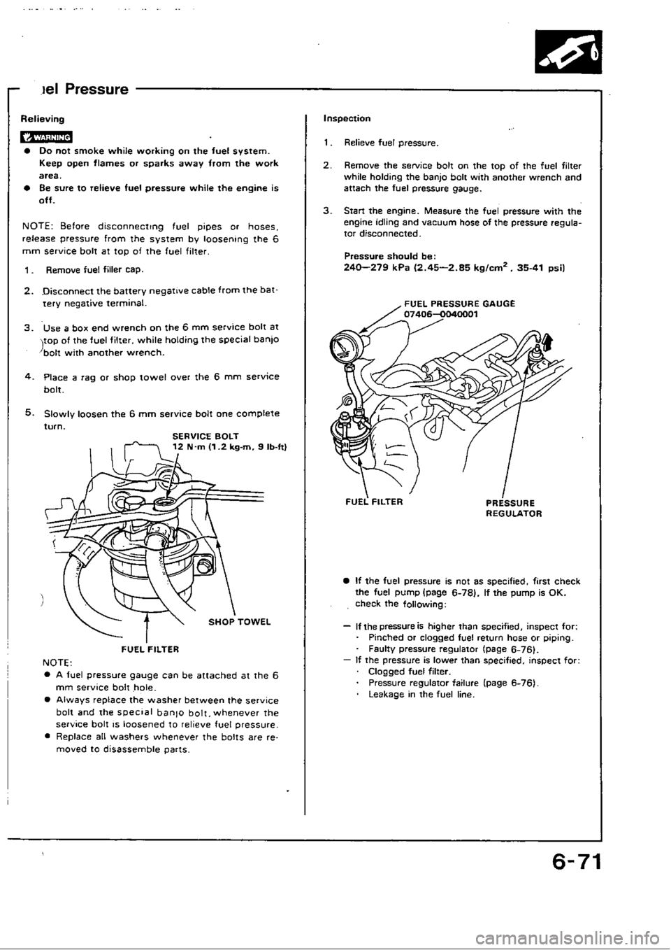 HONDA CIVIC 1988 4.G Workshop Manual HONDA CIVIC 1988 4.G Workshop Manual