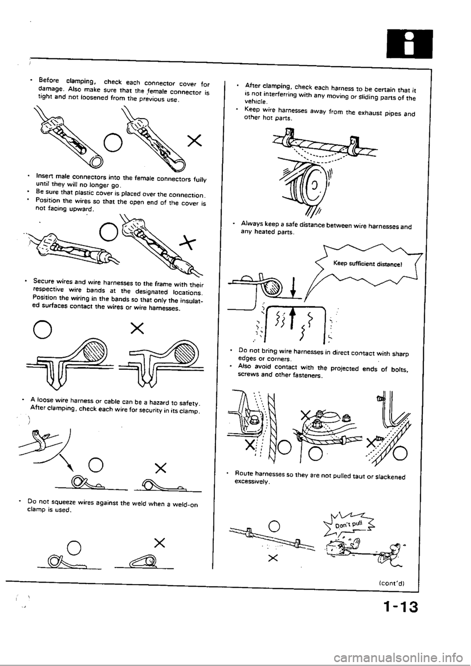 HONDA CIVIC 1988 4.G User Guide 