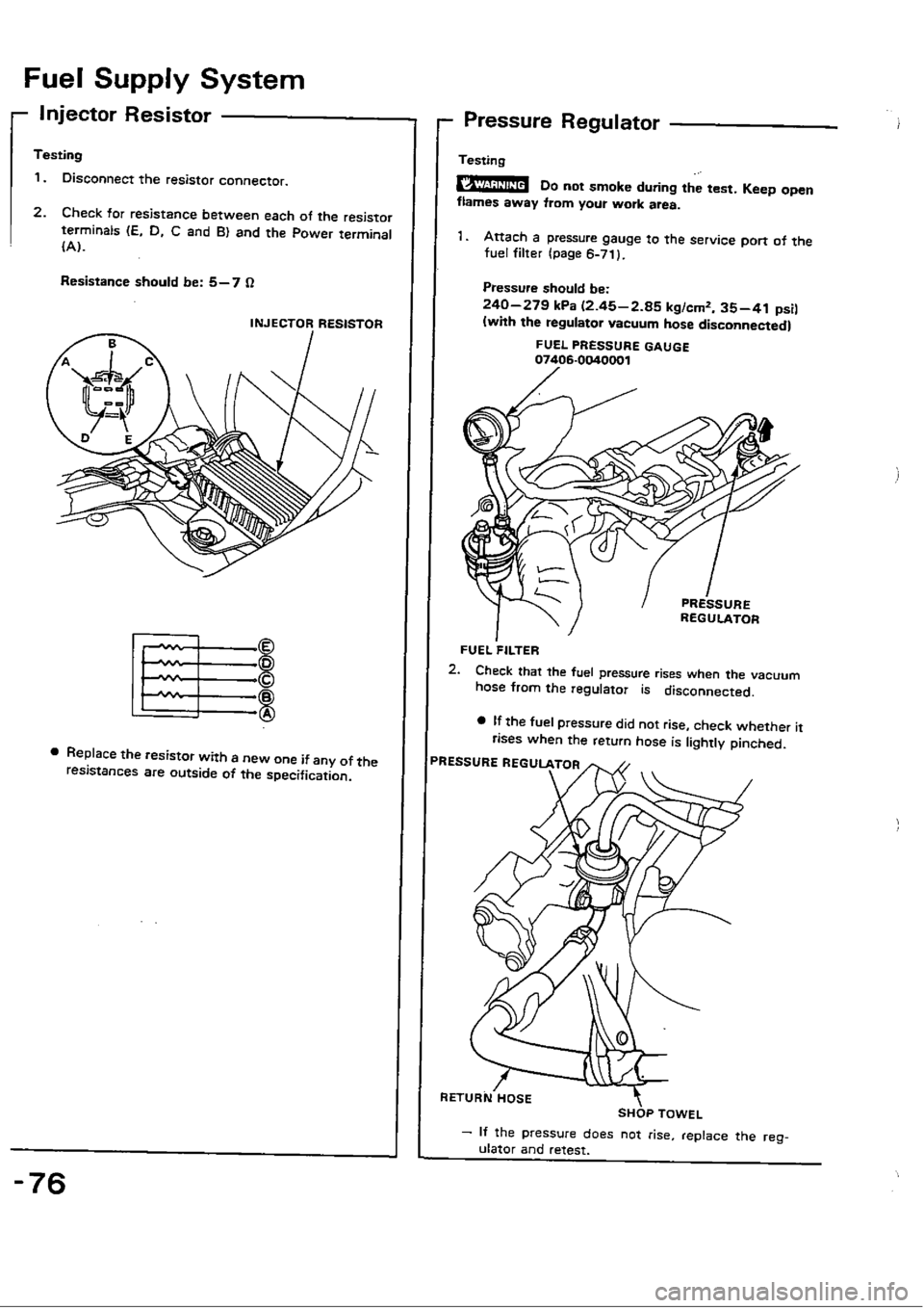 HONDA CIVIC 1989 4.G Workshop Manual 