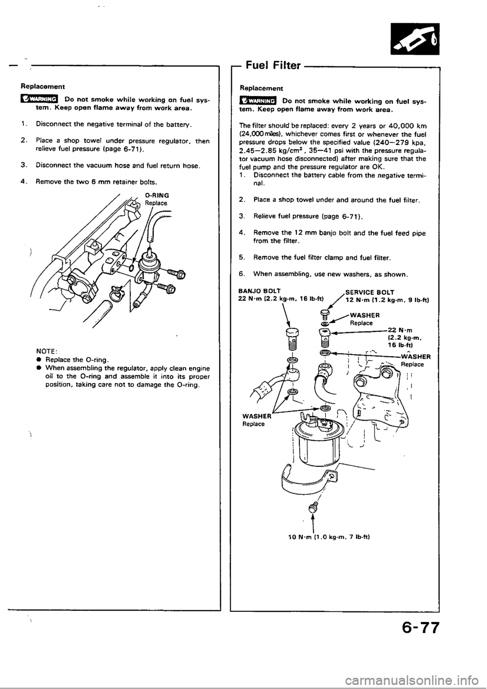 HONDA CIVIC 1989 4.G Workshop Manual 