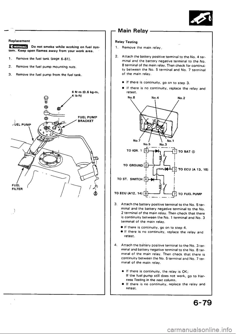 HONDA CIVIC 1989 4.G Workshop Manual 