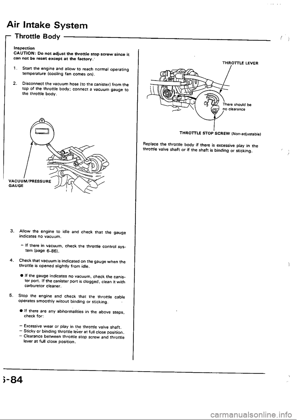 HONDA CIVIC 1988 4.G Workshop Manual 