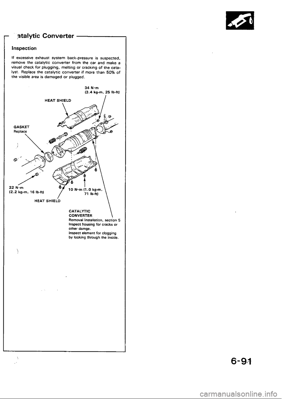 HONDA CIVIC 1988 4.G Workshop Manual 