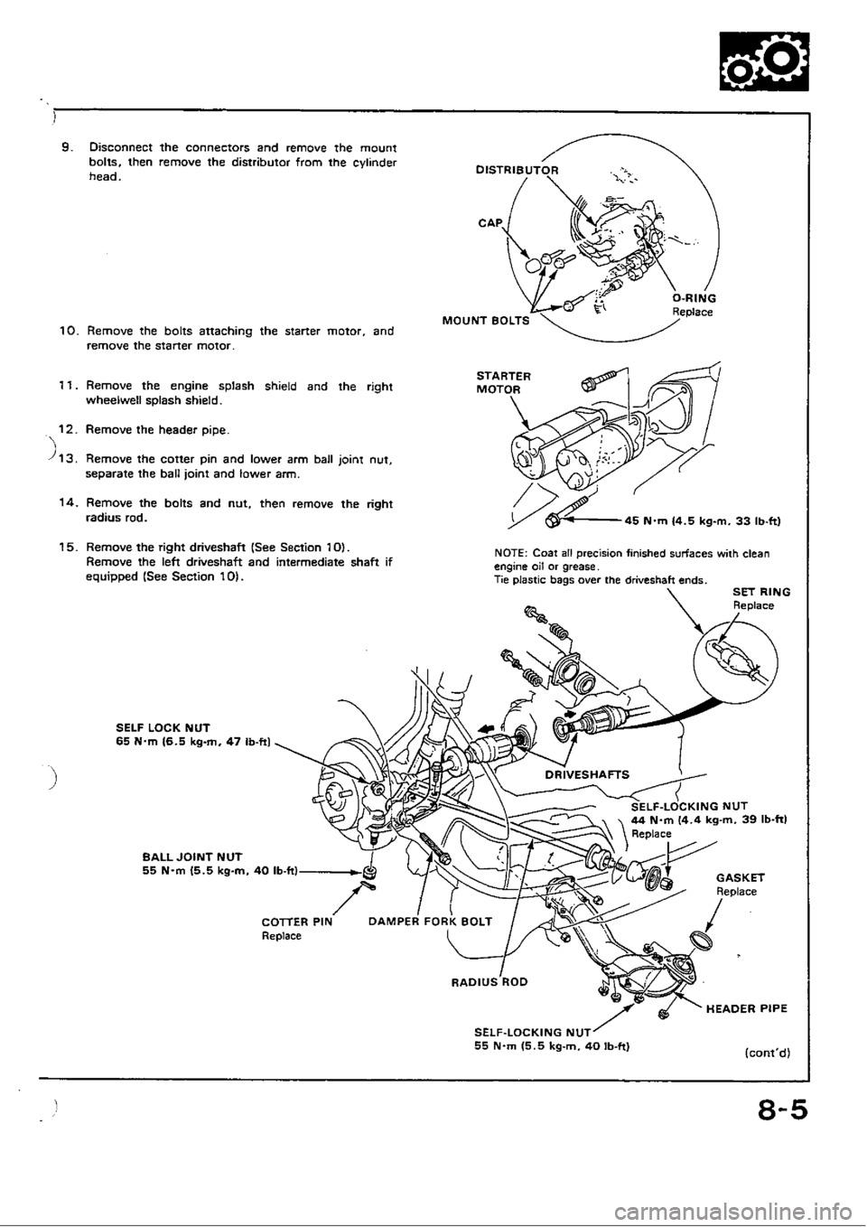 HONDA CIVIC 1989 4.G Workshop Manual HONDA CIVIC 1989 4.G Workshop Manual