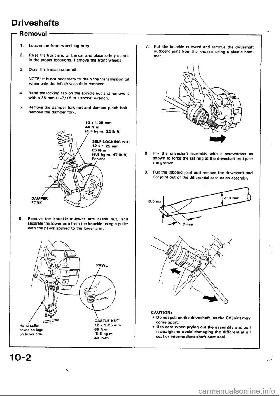 HONDA CIVIC 1989 4.G Workshop Manual HONDA CIVIC 1989 4.G Workshop Manual