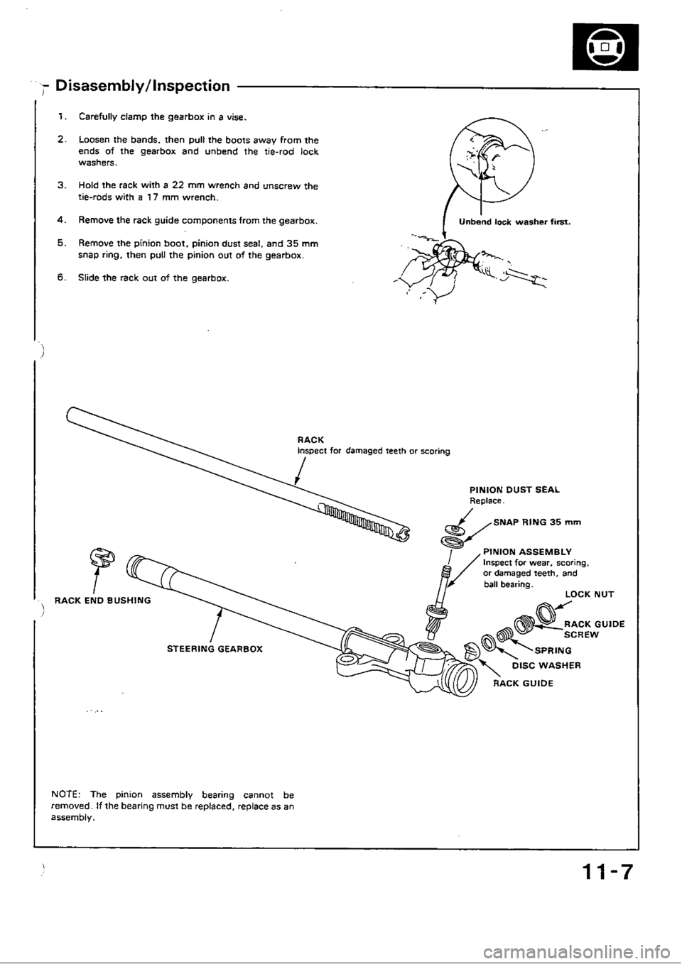 HONDA CIVIC 1989 4.G Workshop Manual HONDA CIVIC 1989 4.G Workshop Manual