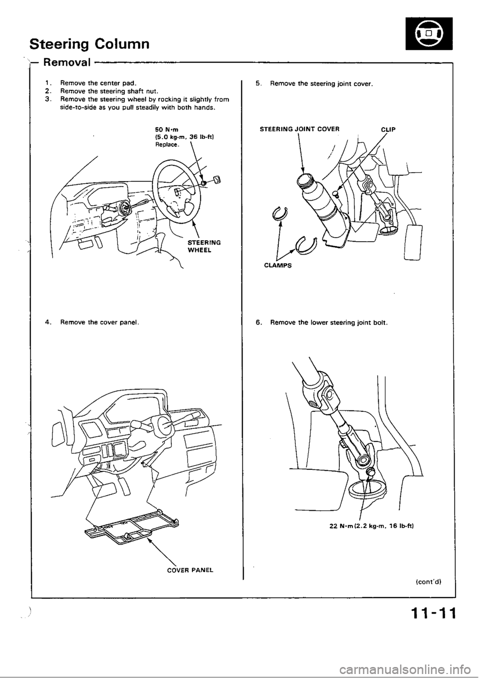 HONDA CIVIC 1989 4.G Workshop Manual HONDA CIVIC 1989 4.G Workshop Manual