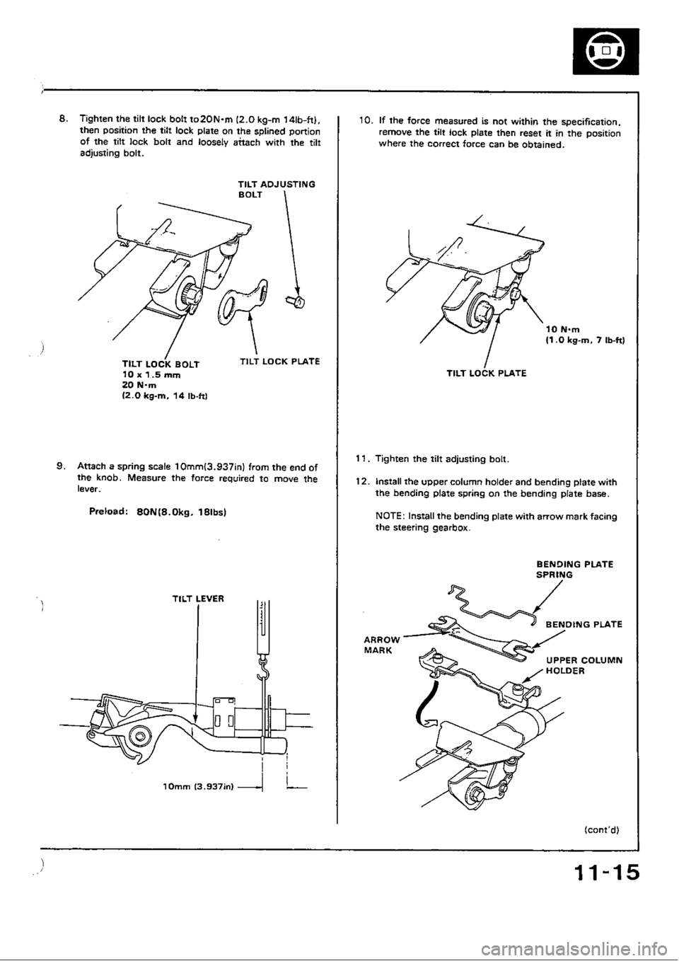 HONDA CIVIC 1989 4.G Workshop Manual HONDA CIVIC 1989 4.G Workshop Manual