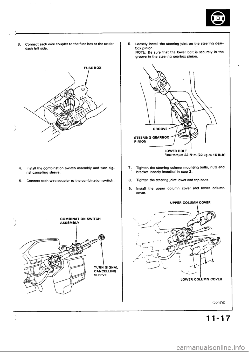 HONDA CIVIC 1989 4.G Workshop Manual HONDA CIVIC 1989 4.G Workshop Manual