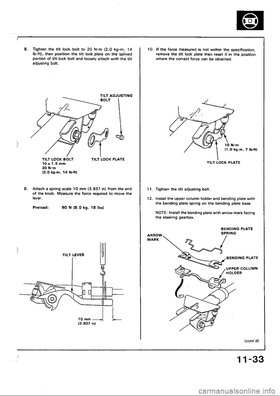 HONDA CIVIC 1989 4.G Workshop Manual HONDA CIVIC 1989 4.G Workshop Manual