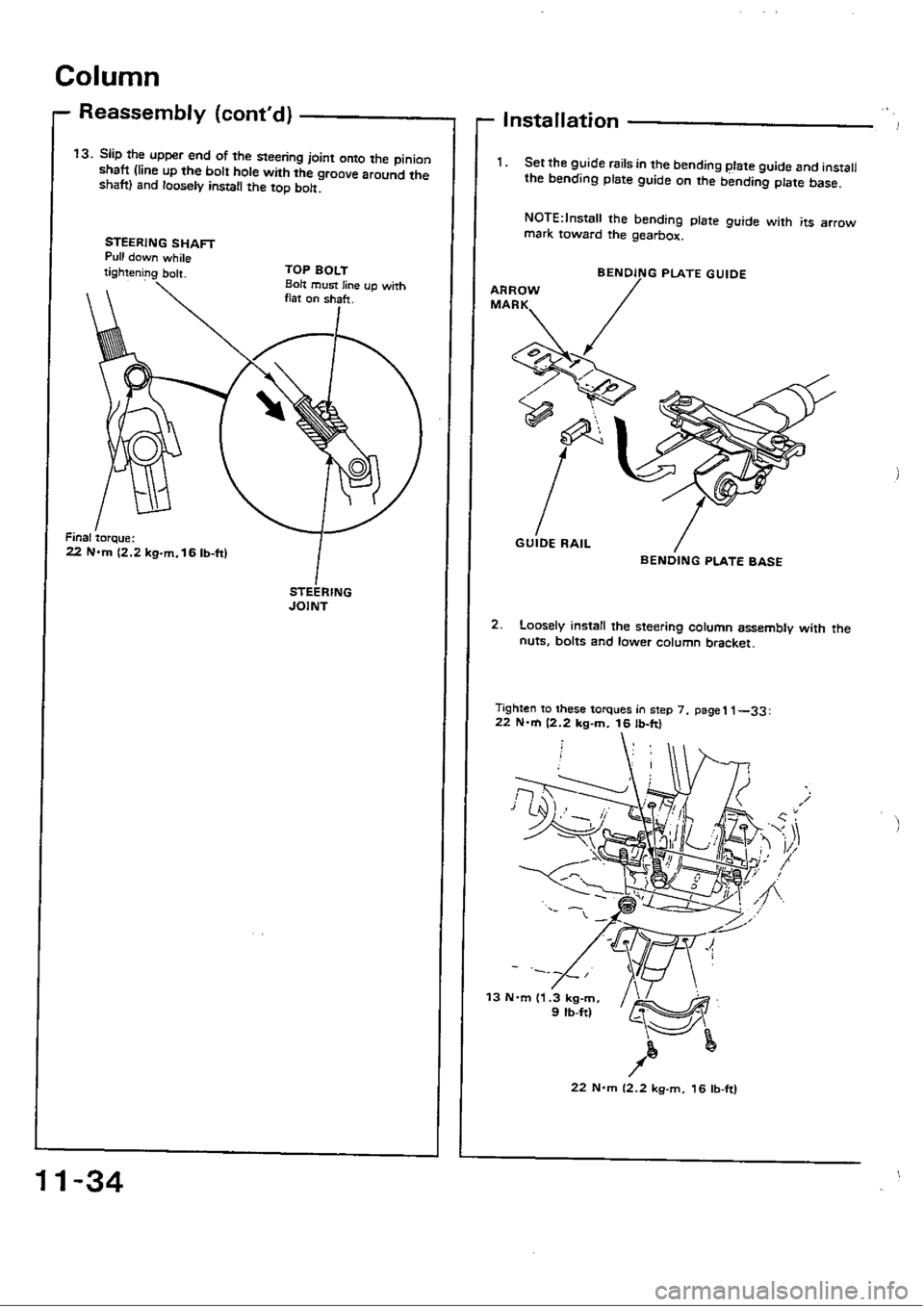 HONDA CIVIC 1989 4.G Workshop Manual HONDA CIVIC 1989 4.G Workshop Manual
