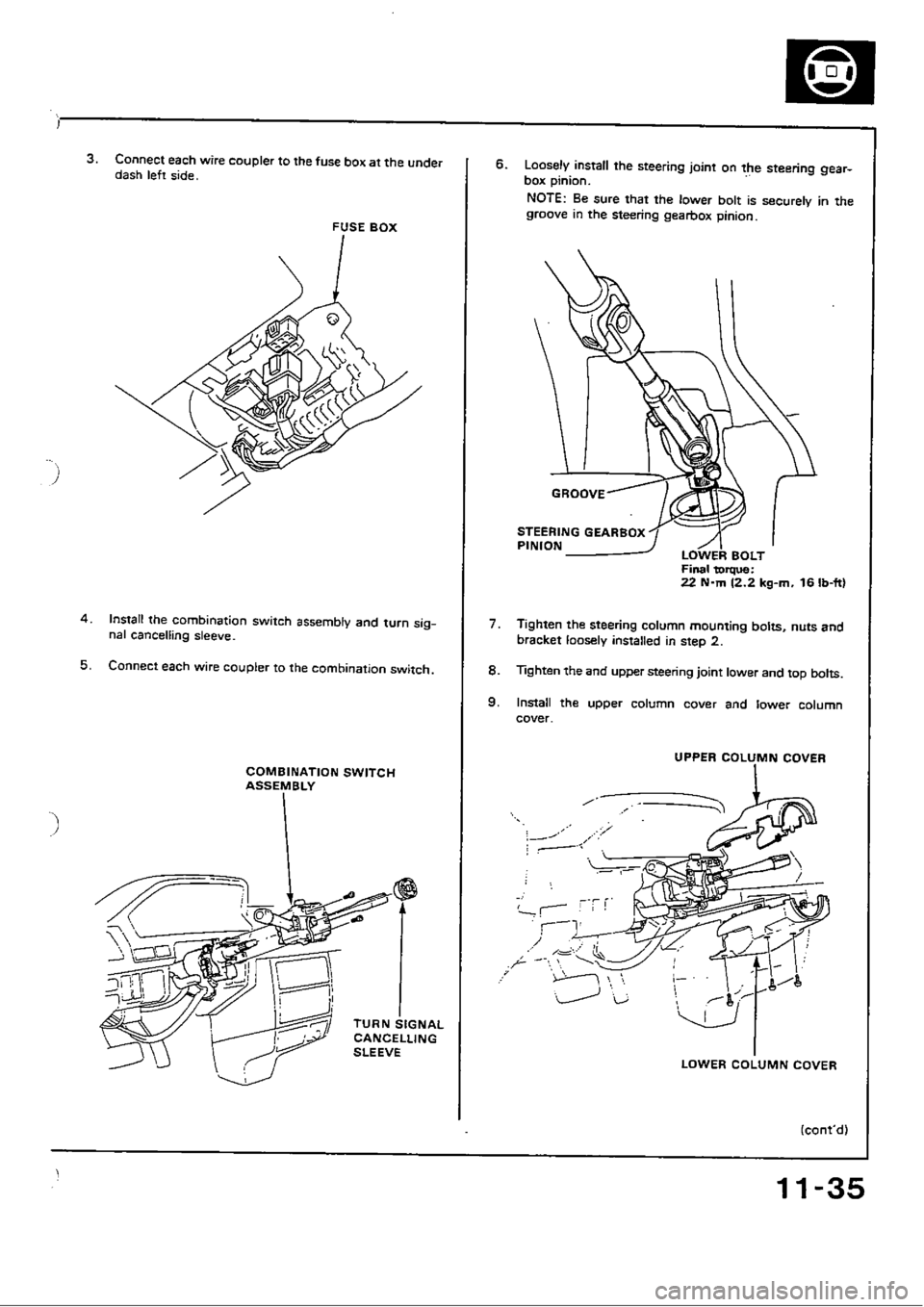 HONDA CIVIC 1988 4.G Workshop Manual HONDA CIVIC 1988 4.G Workshop Manual