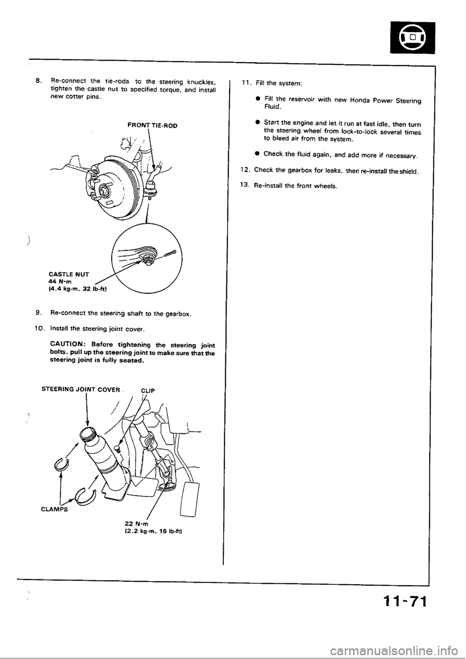 HONDA CIVIC 1989 4.G Workshop Manual HONDA CIVIC 1989 4.G Workshop Manual