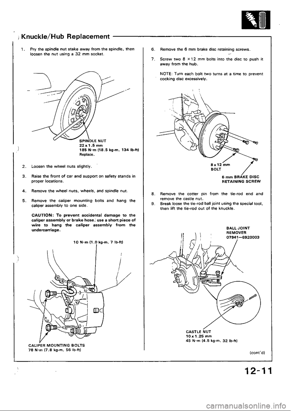 HONDA CIVIC 1988 4.G Workshop Manual HONDA CIVIC 1988 4.G Workshop Manual
