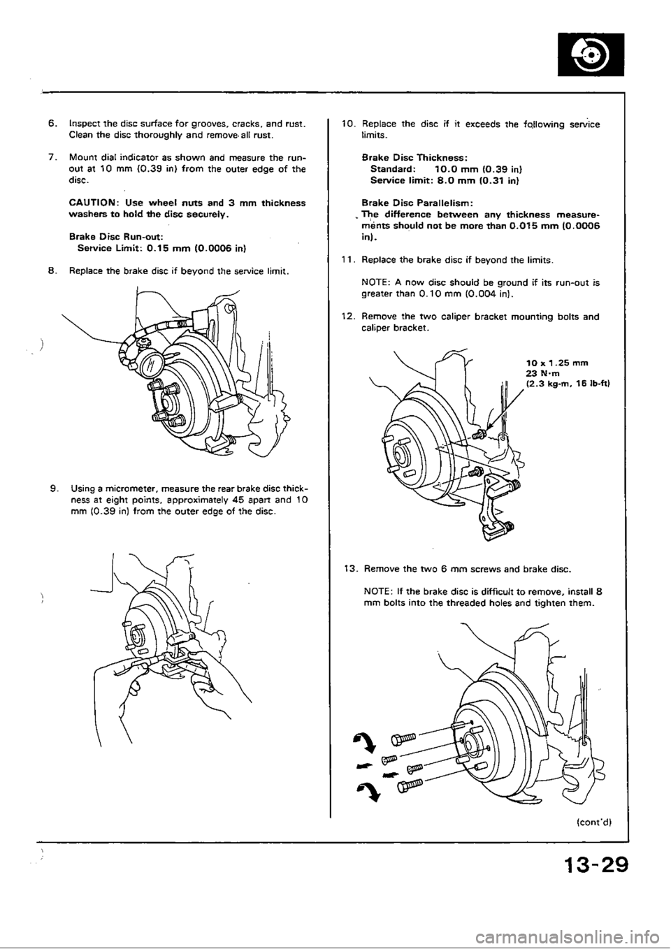 HONDA CIVIC 1989 4.G Workshop Manual HONDA CIVIC 1989 4.G Workshop Manual