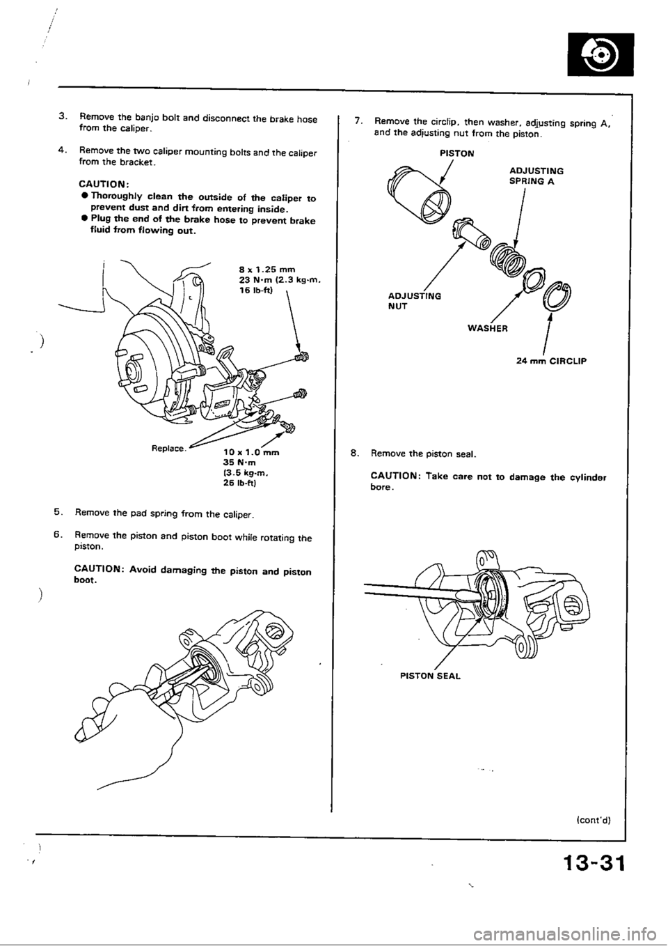 HONDA CIVIC 1989 4.G Workshop Manual HONDA CIVIC 1989 4.G Workshop Manual