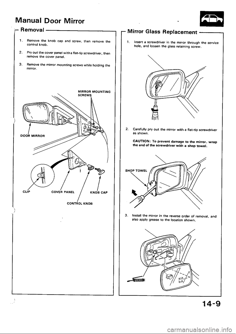 HONDA CIVIC 1989 4.G Workshop Manual HONDA CIVIC 1989 4.G Workshop Manual