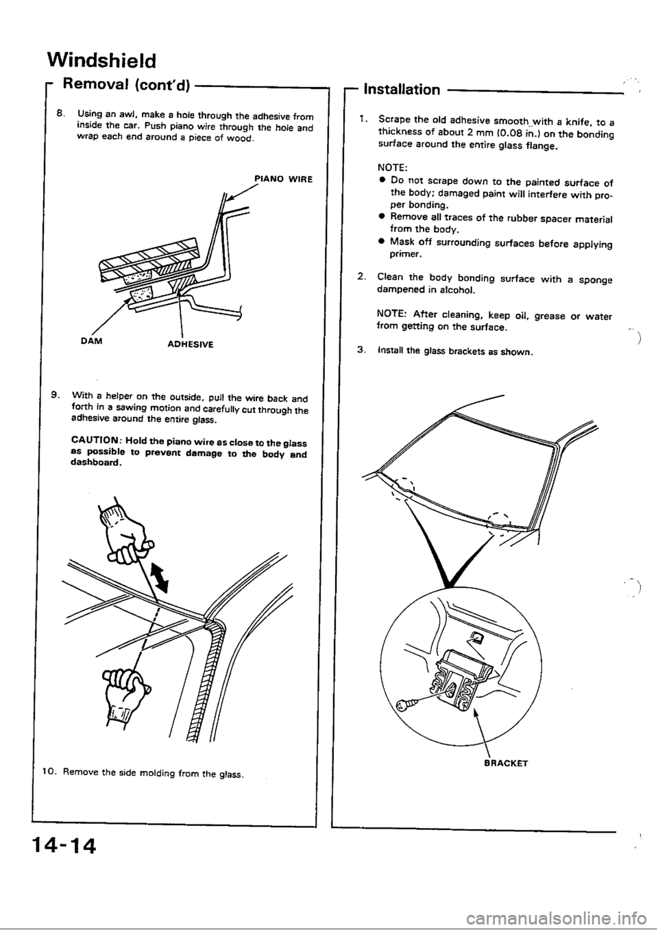 HONDA CIVIC 1989 4.G Workshop Manual HONDA CIVIC 1989 4.G Workshop Manual