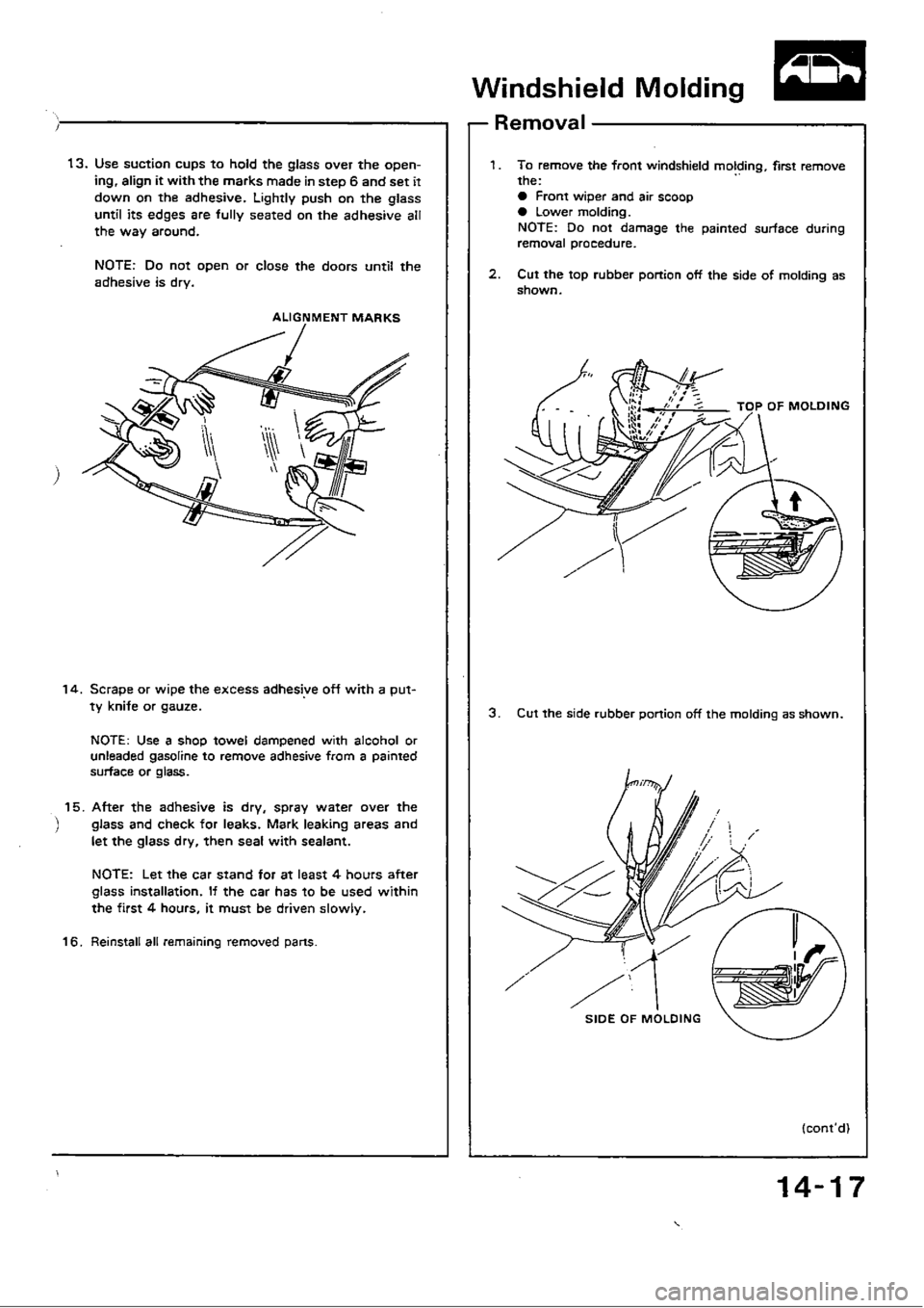 HONDA CIVIC 1989 4.G Workshop Manual HONDA CIVIC 1989 4.G Workshop Manual