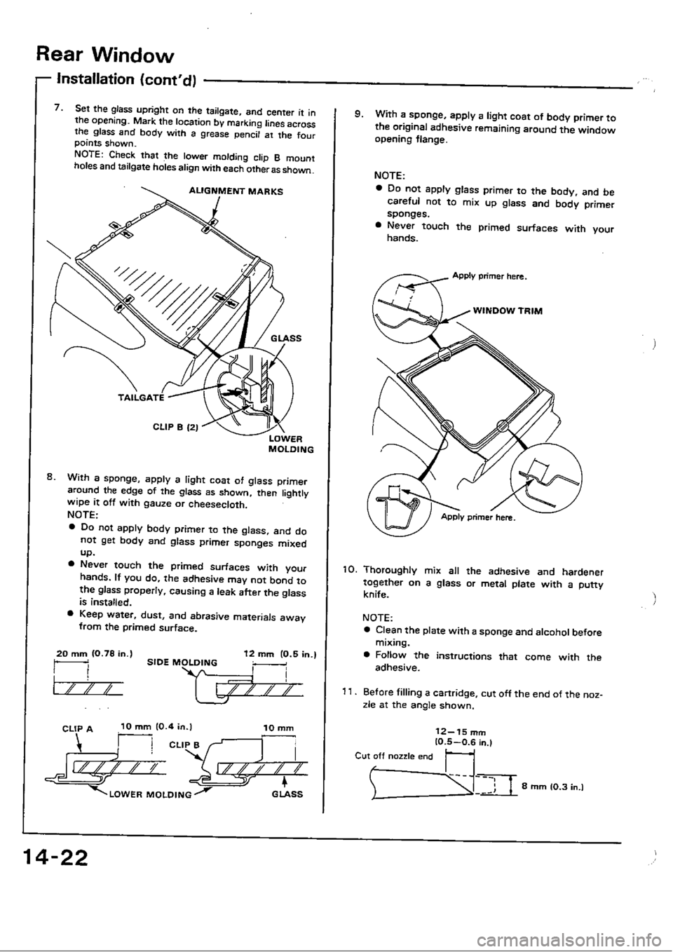 HONDA CIVIC 1988 4.G Workshop Manual HONDA CIVIC 1988 4.G Workshop Manual