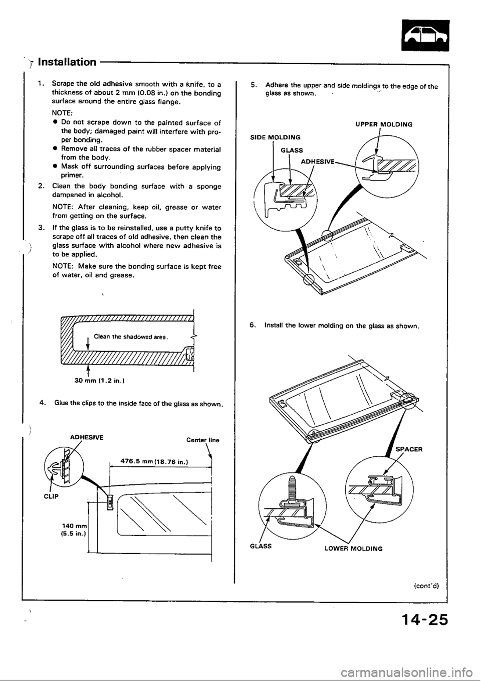 HONDA CIVIC 1988 4.G Workshop Manual HONDA CIVIC 1988 4.G Workshop Manual