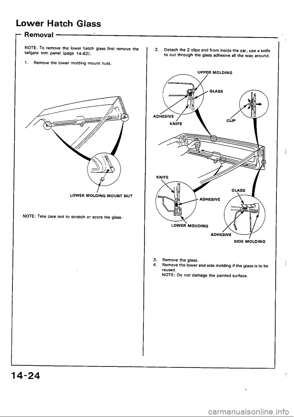 HONDA CIVIC 1988 4.G Workshop Manual HONDA CIVIC 1988 4.G Workshop Manual