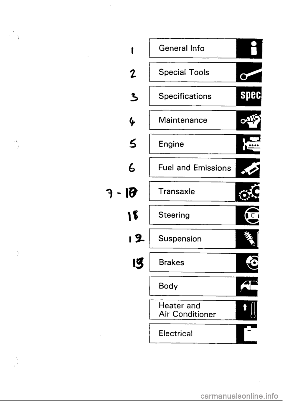 HONDA CIVIC 1989 4.G Workshop Manual 