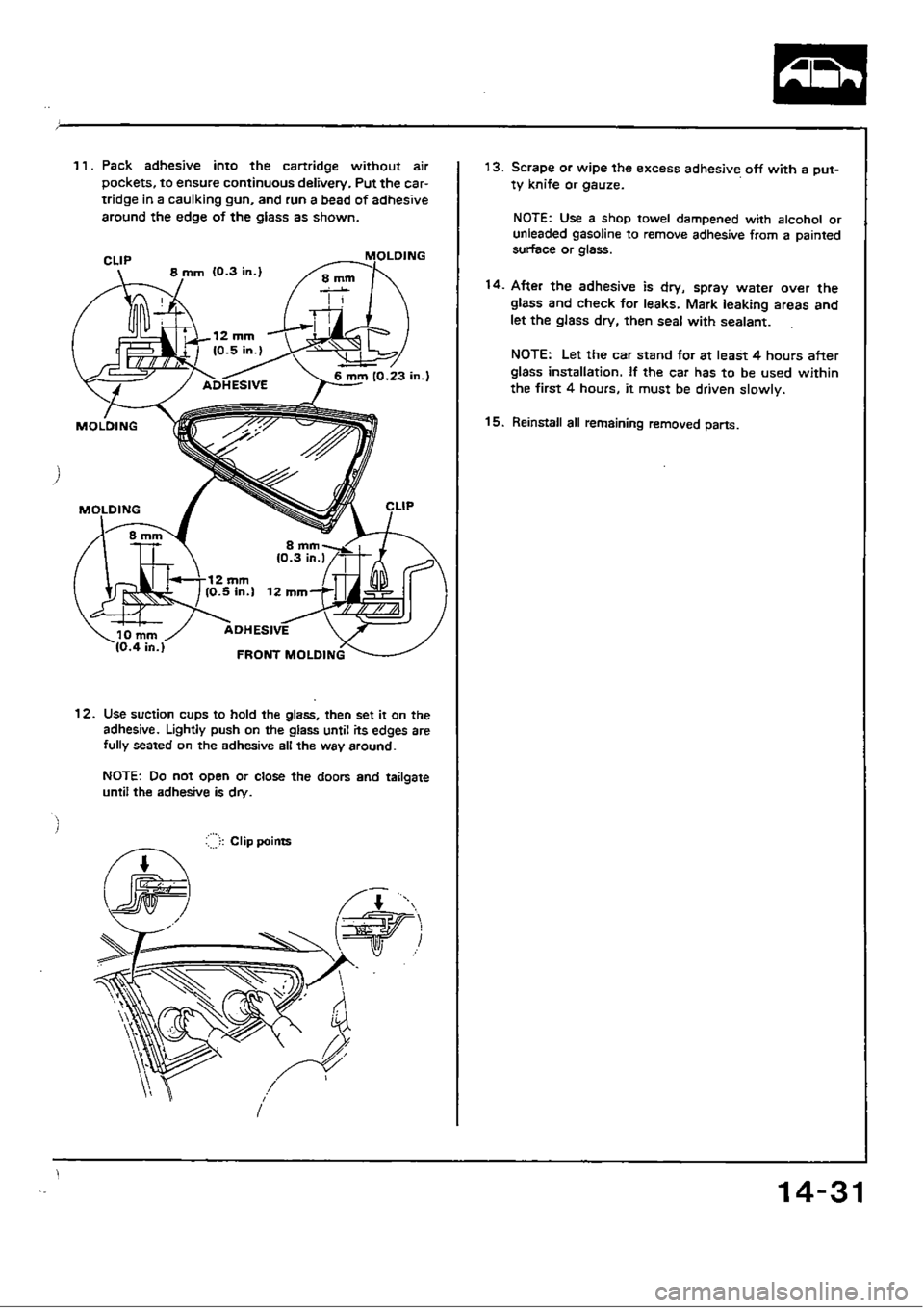 HONDA CIVIC 1988 4.G Workshop Manual HONDA CIVIC 1988 4.G Workshop Manual