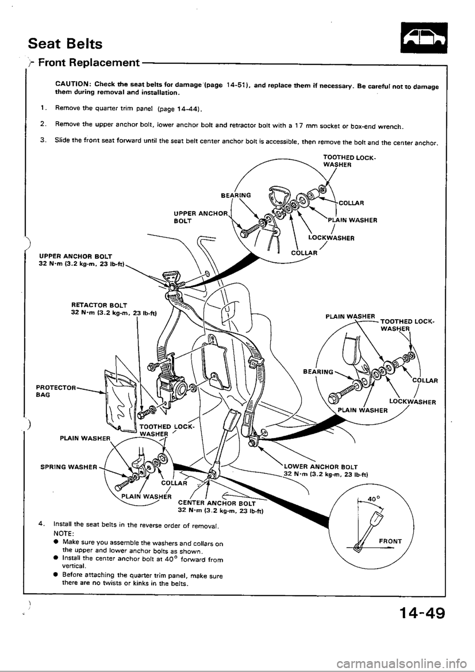 HONDA CIVIC 1988 4.G Workshop Manual HONDA CIVIC 1988 4.G Workshop Manual