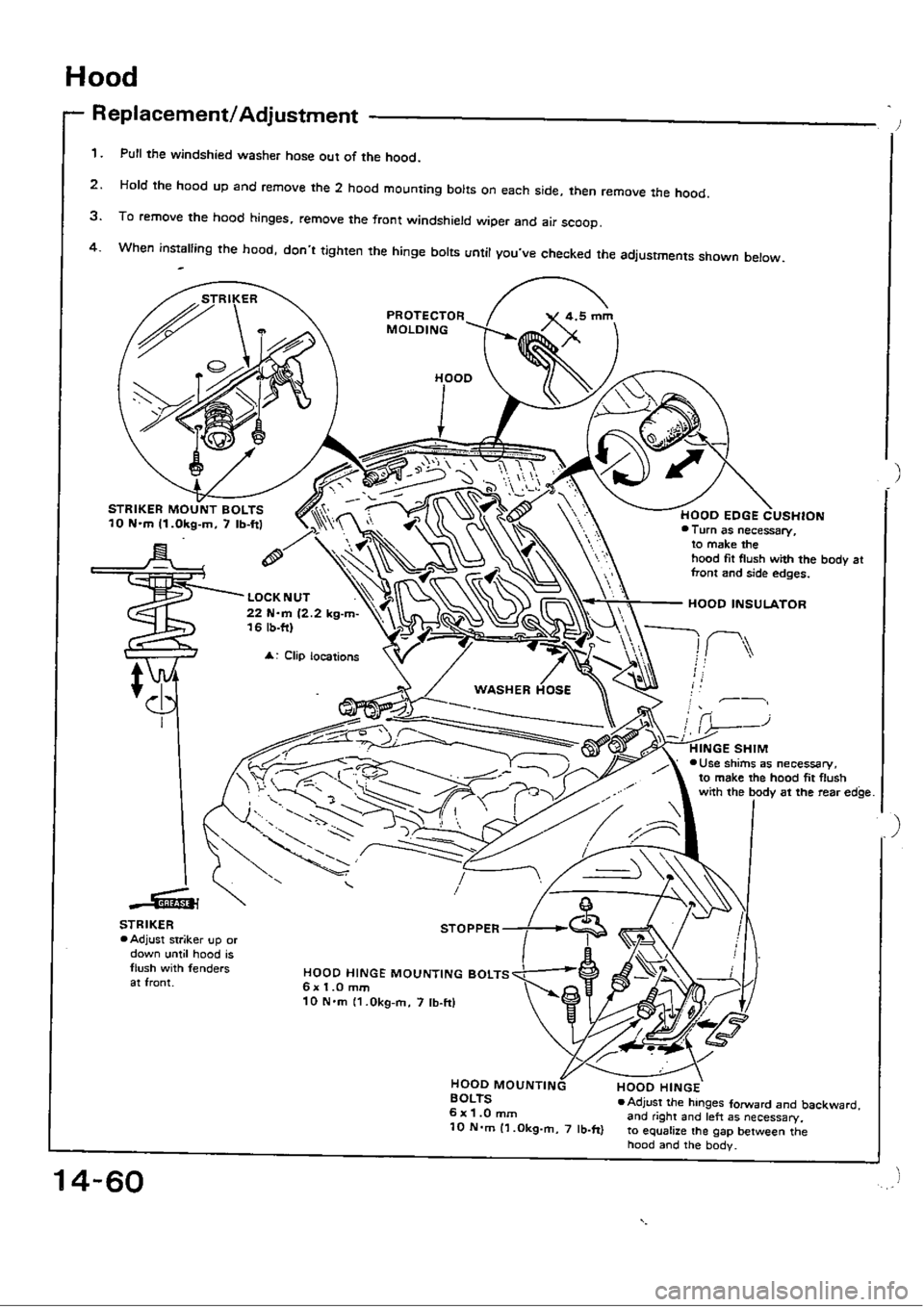 HONDA CIVIC 1988 4.G Workshop Manual HONDA CIVIC 1988 4.G Workshop Manual