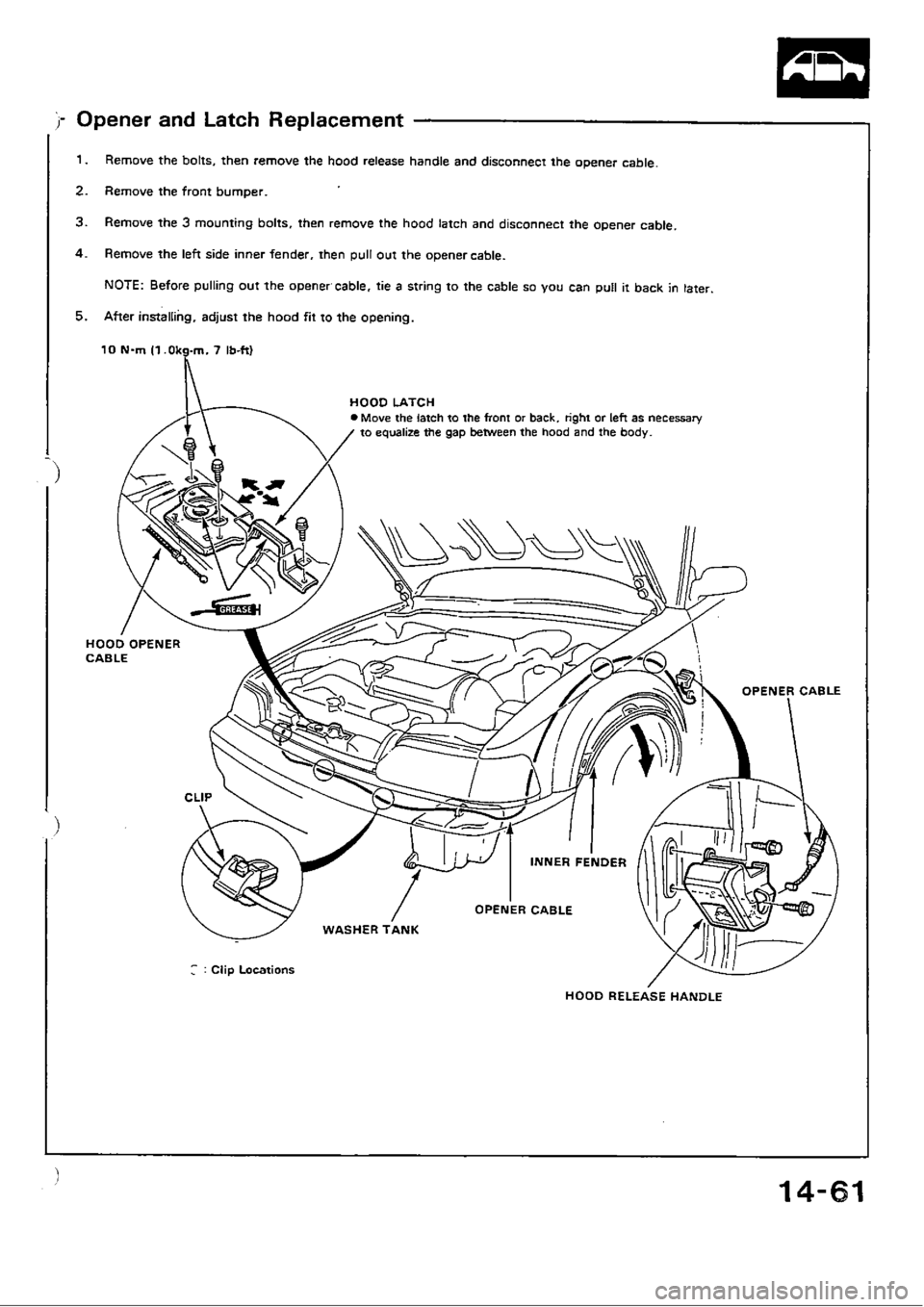 HONDA CIVIC 1988 4.G Workshop Manual HONDA CIVIC 1988 4.G Workshop Manual