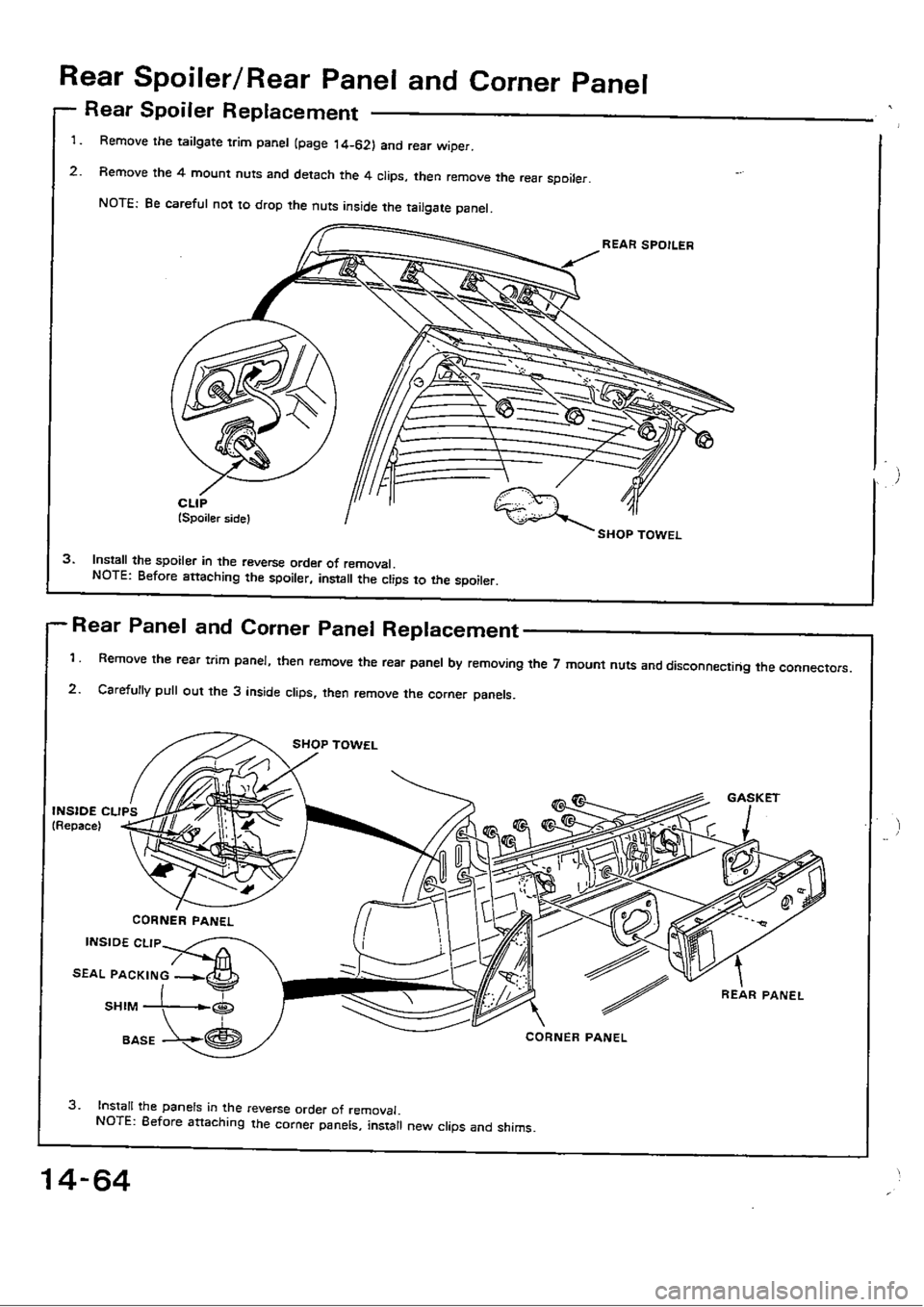 HONDA CIVIC 1988 4.G Workshop Manual HONDA CIVIC 1988 4.G Workshop Manual