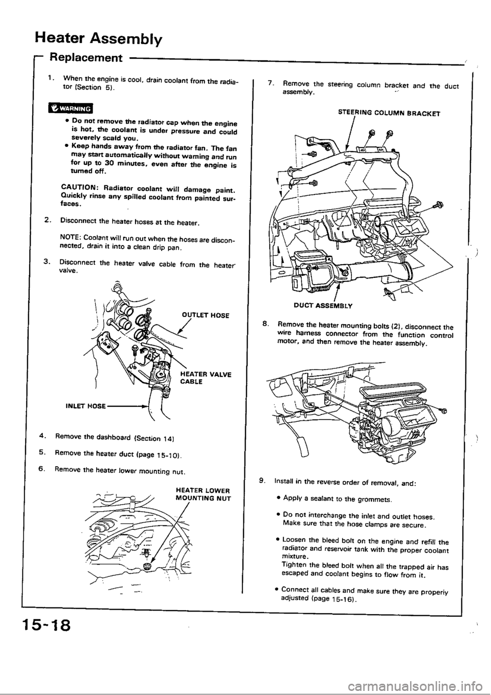 HONDA CIVIC 1988 4.G Workshop Manual HONDA CIVIC 1988 4.G Workshop Manual