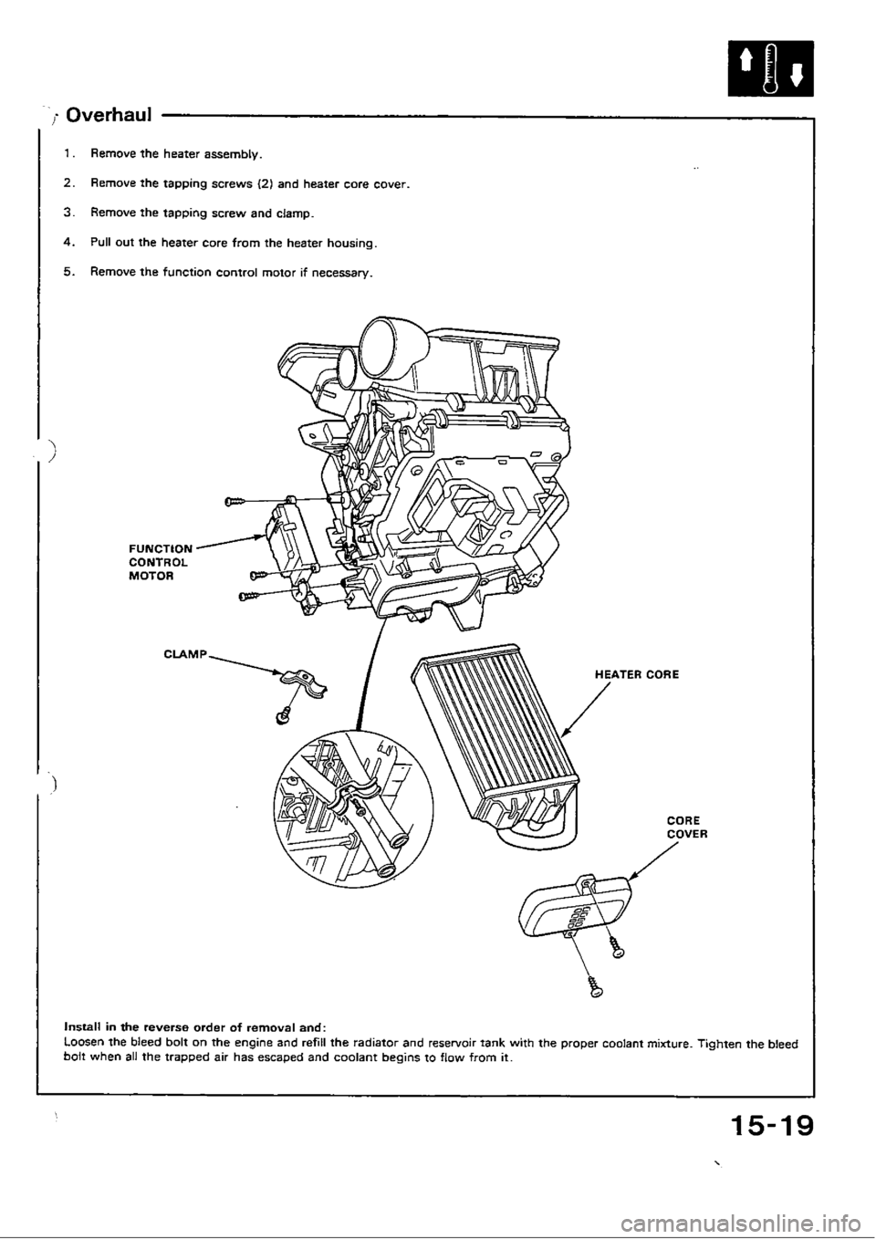 HONDA CIVIC 1988 4.G Workshop Manual HONDA CIVIC 1988 4.G Workshop Manual