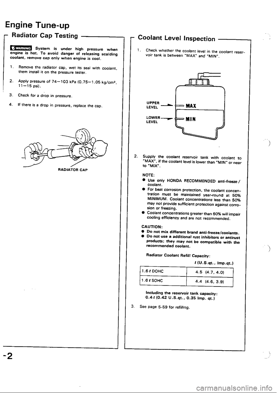 HONDA CIVIC 1990 4.G Service Manual 