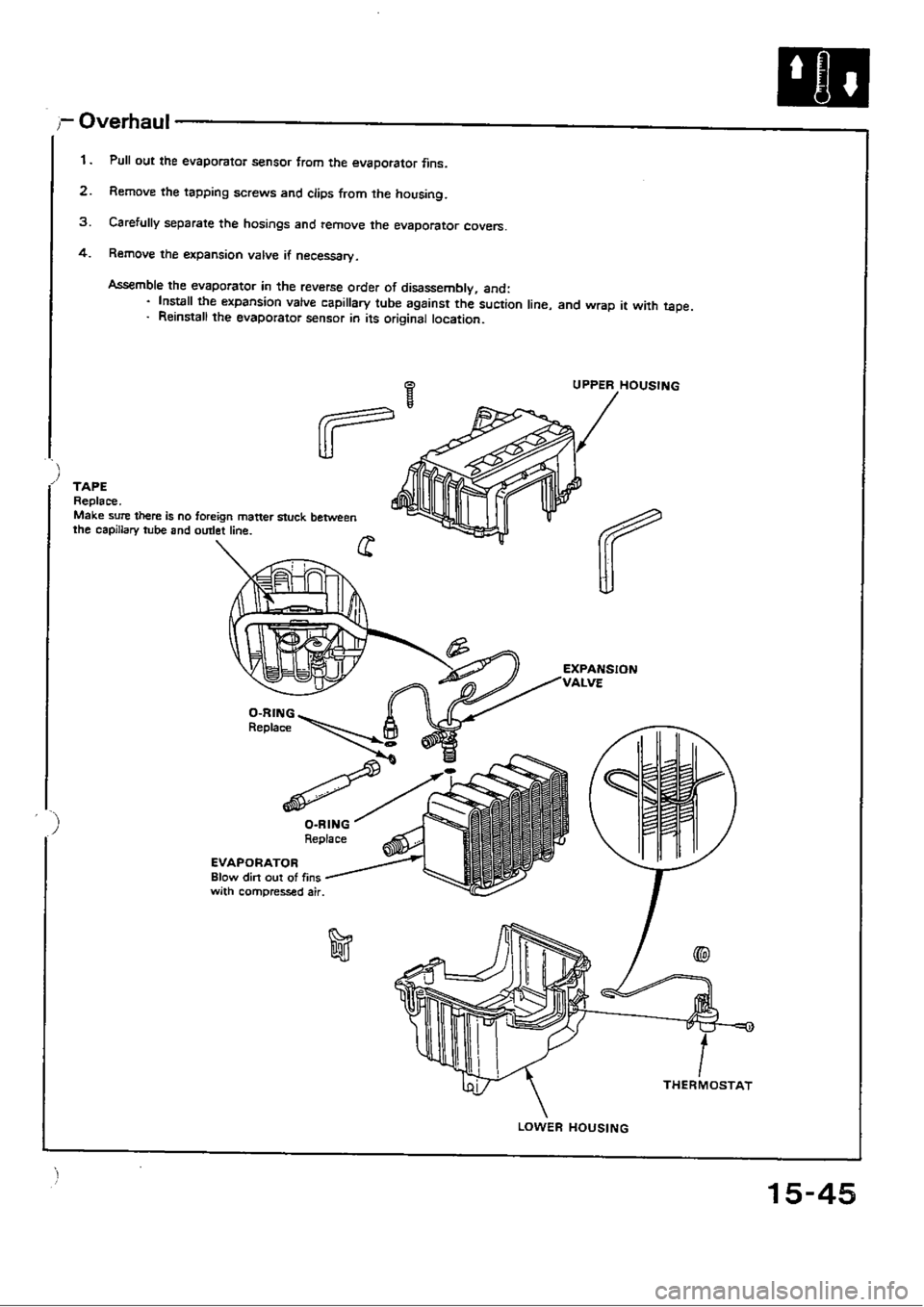 HONDA CIVIC 1989 4.G Workshop Manual 