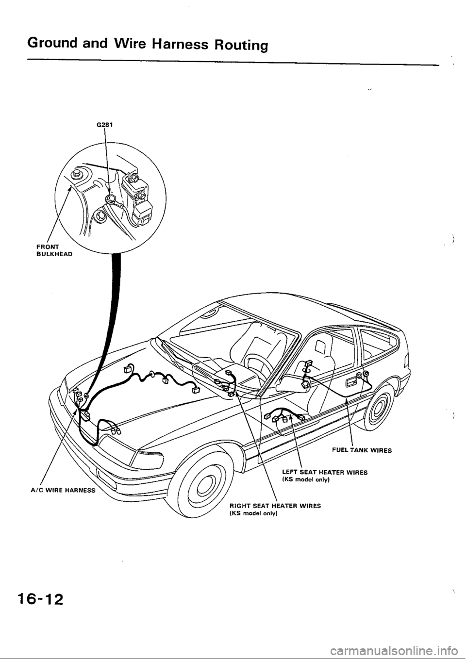 HONDA CIVIC 1988 4.G Workshop Manual HONDA CIVIC 1988 4.G Workshop Manual