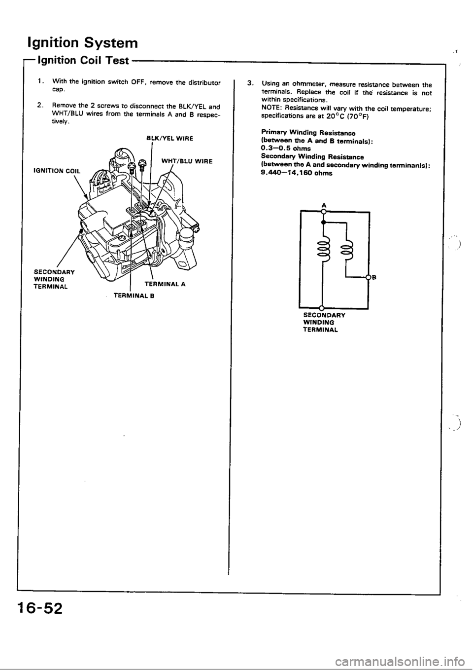 HONDA CIVIC 1988 4.G Workshop Manual HONDA CIVIC 1988 4.G Workshop Manual
