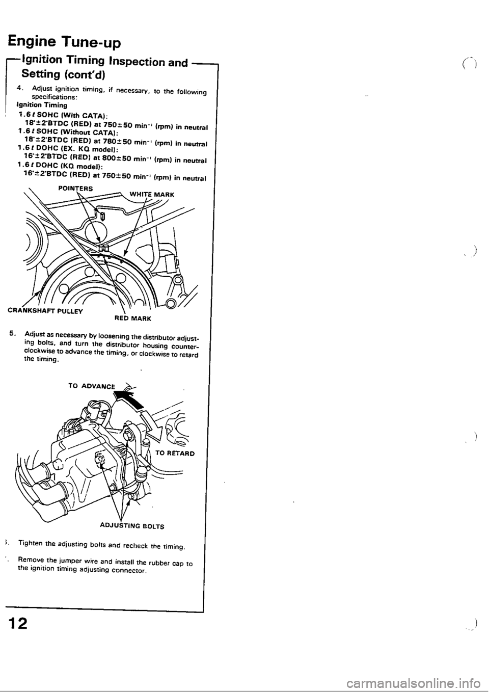 HONDA CIVIC 1989 4.G Repair Manual HONDA CIVIC 1989 4.G Repair Manual