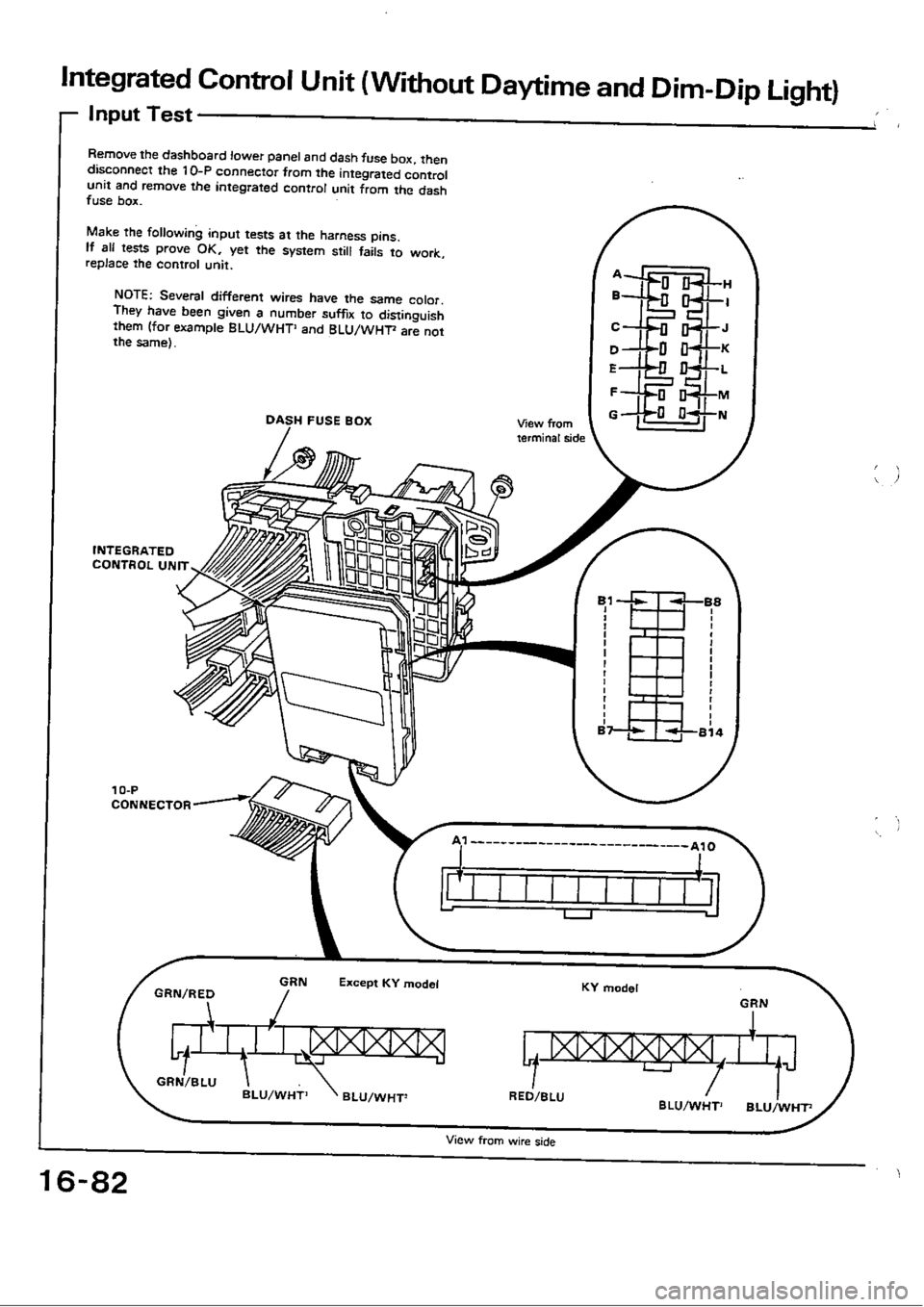 HONDA CIVIC 1989 4.G Workshop Manual HONDA CIVIC 1989 4.G Workshop Manual