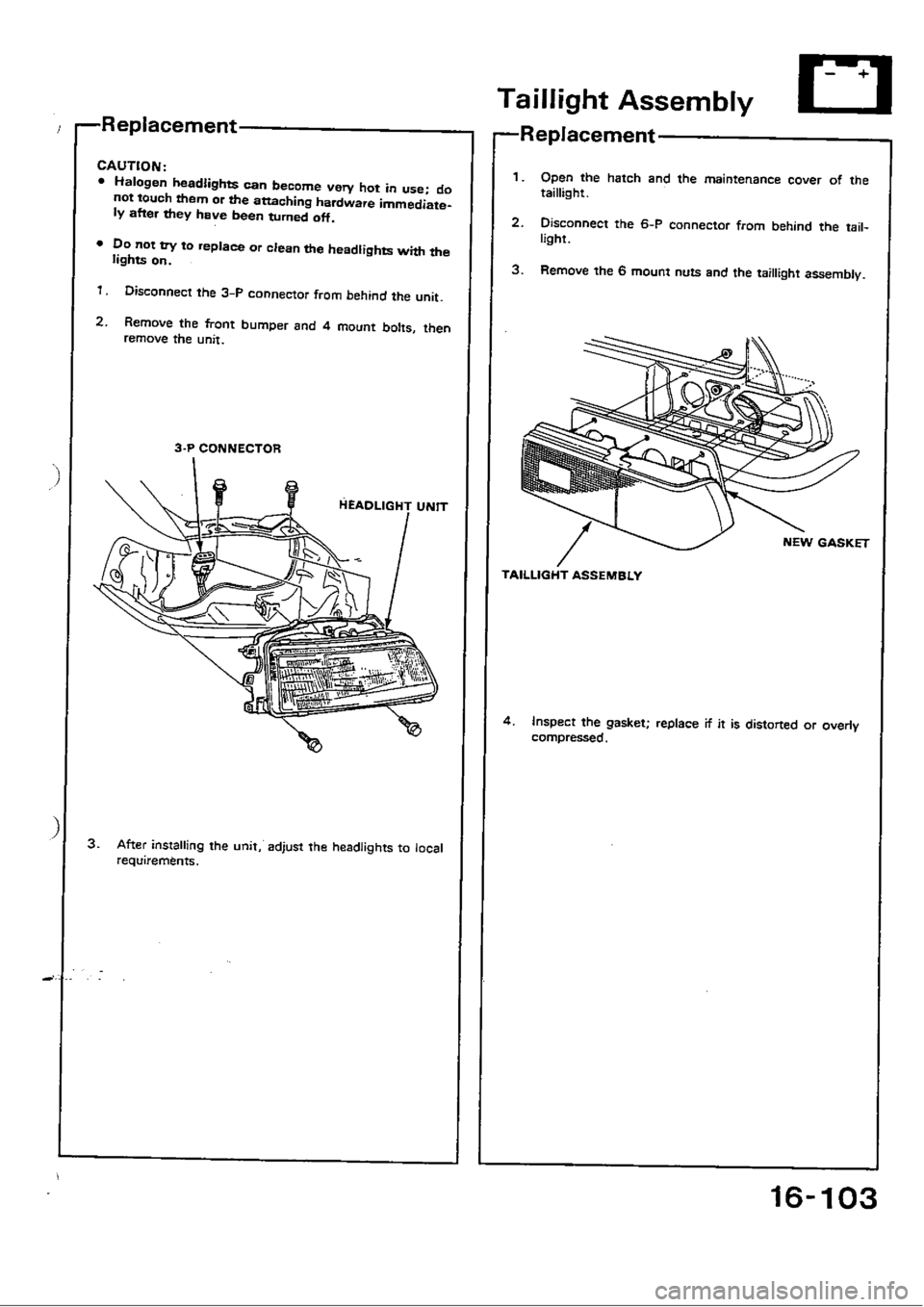 HONDA CIVIC 1989 4.G Workshop Manual HONDA CIVIC 1989 4.G Workshop Manual