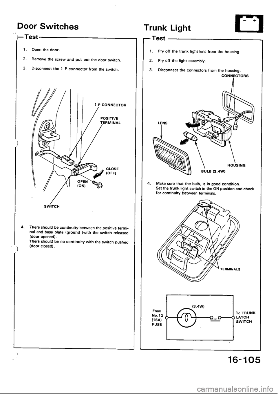 HONDA CIVIC 1989 4.G Workshop Manual HONDA CIVIC 1989 4.G Workshop Manual