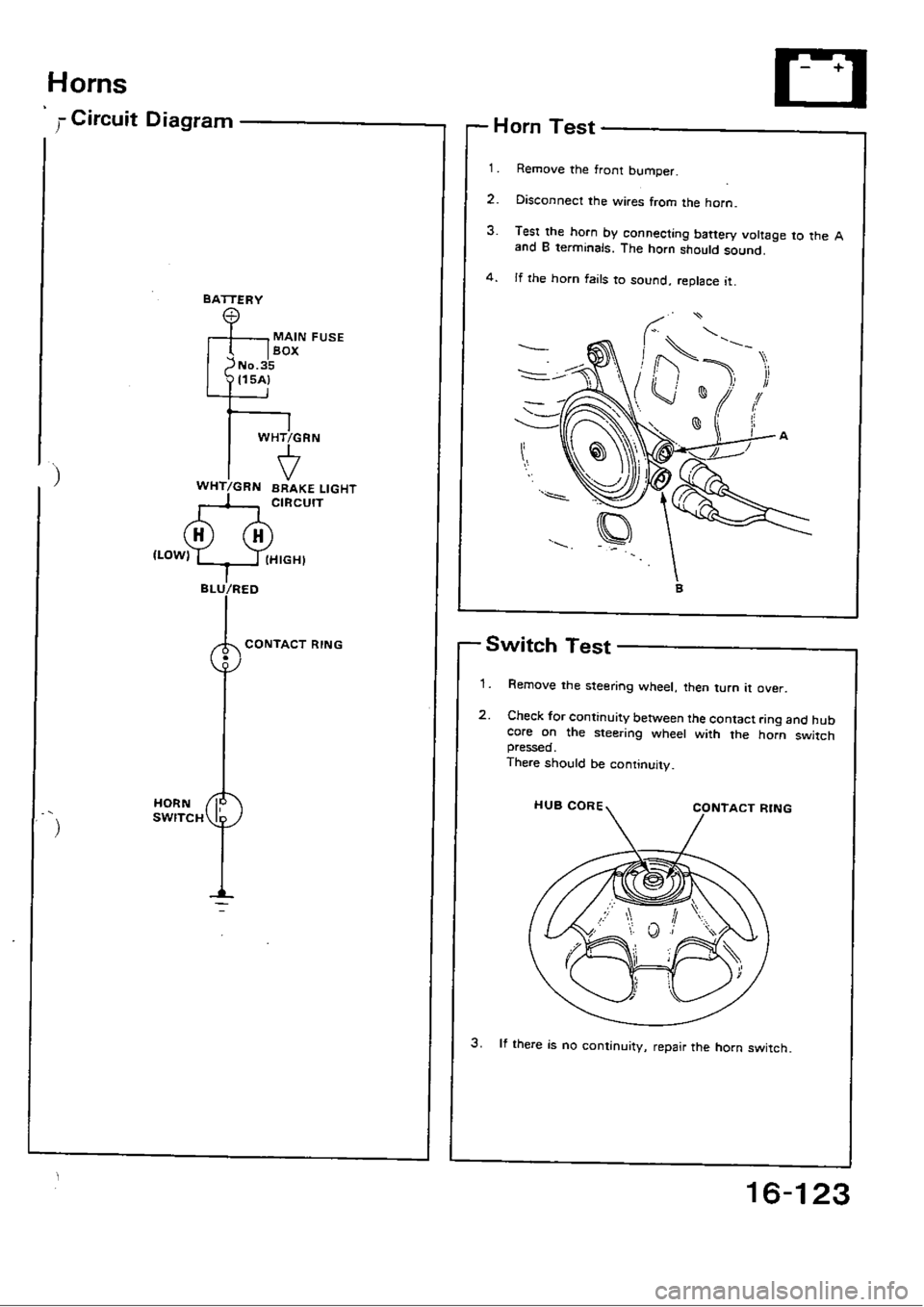 HONDA CIVIC 1989 4.G Workshop Manual HONDA CIVIC 1989 4.G Workshop Manual