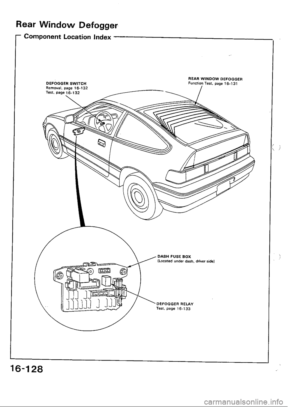 HONDA CIVIC 1989 4.G Workshop Manual HONDA CIVIC 1989 4.G Workshop Manual