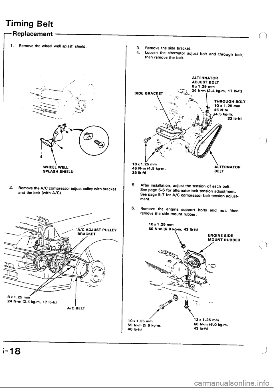 HONDA CIVIC 1989 4.G Repair Manual HONDA CIVIC 1989 4.G Repair Manual