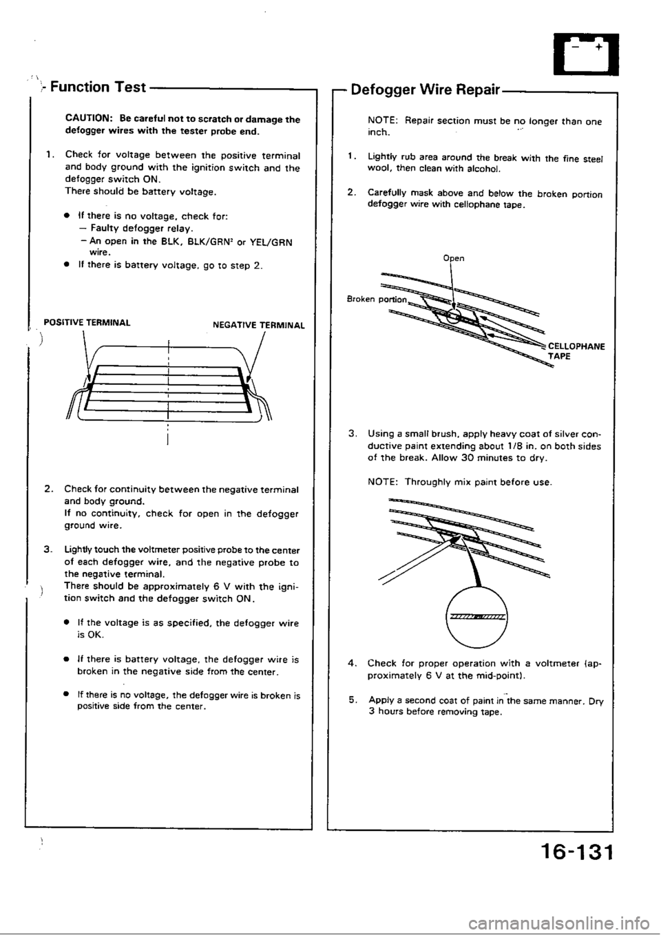 HONDA CIVIC 1989 4.G Workshop Manual HONDA CIVIC 1989 4.G Workshop Manual