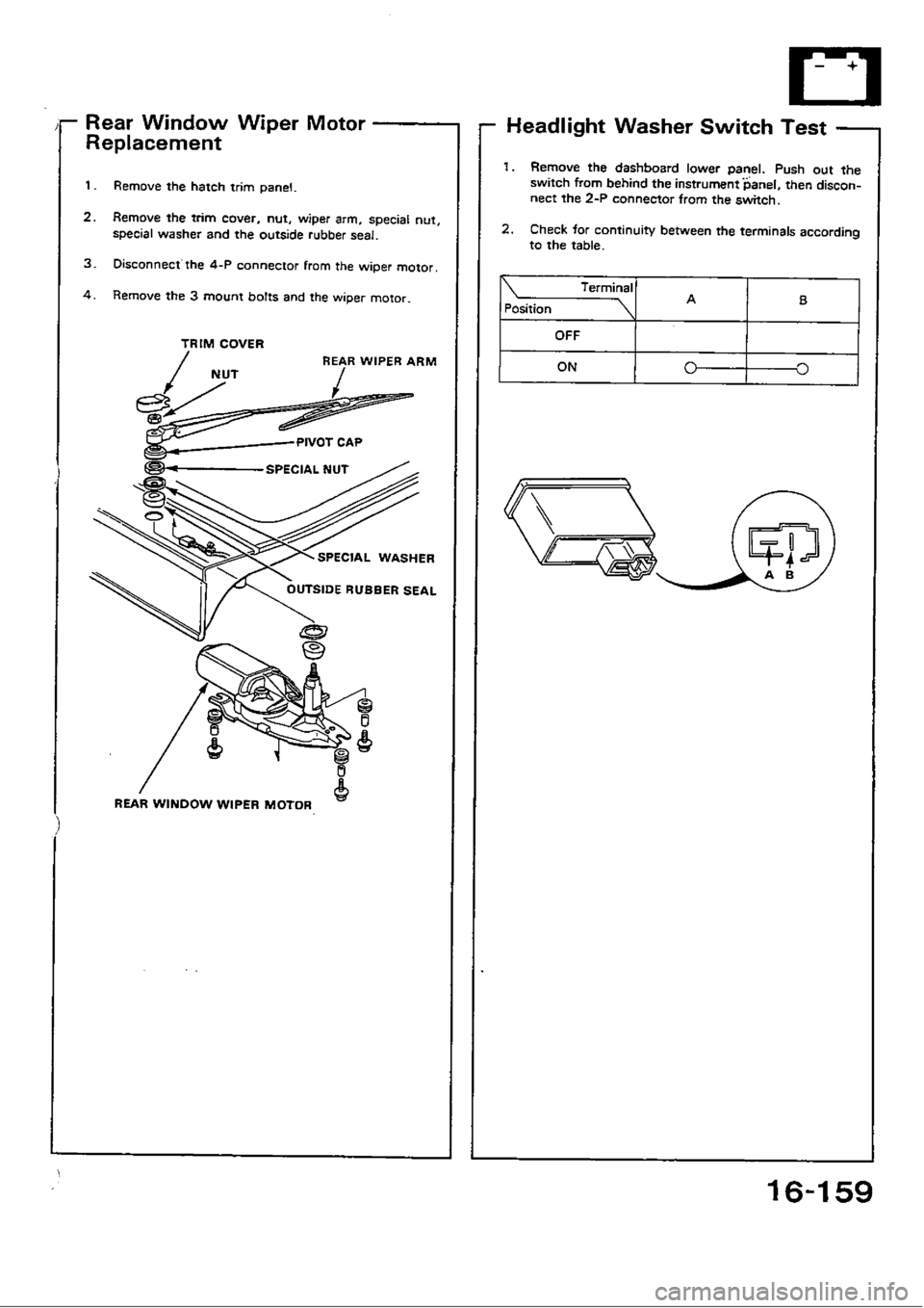 HONDA CIVIC 1988 4.G Workshop Manual HONDA CIVIC 1988 4.G Workshop Manual